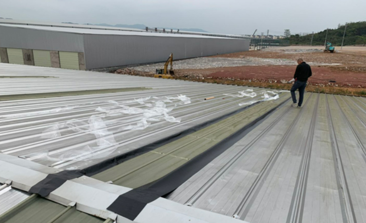 北仑厂房屋面防水维修案例